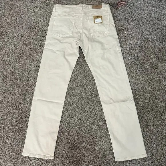 BILLS KHAKIS Men's 5-Pkt Classic Fit Bullard Twill Size 34 In Bone - Picture 3 of 11